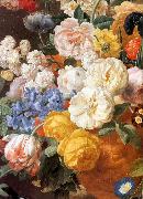 ELIAERTS, Jan Frans, Bouquet of Flowers in a Sculpted Vase (detail) f